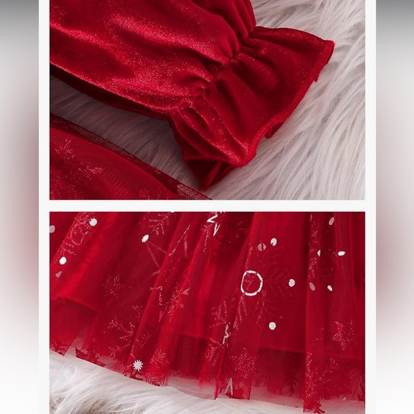 Red Velvet Baby Girls’s Dress Sz 12-18M - Picture 5 of 8